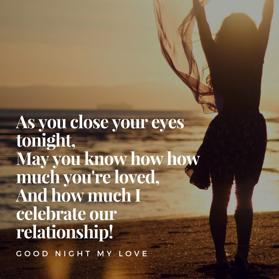 As you close your eyes tonight, 
May you know how 