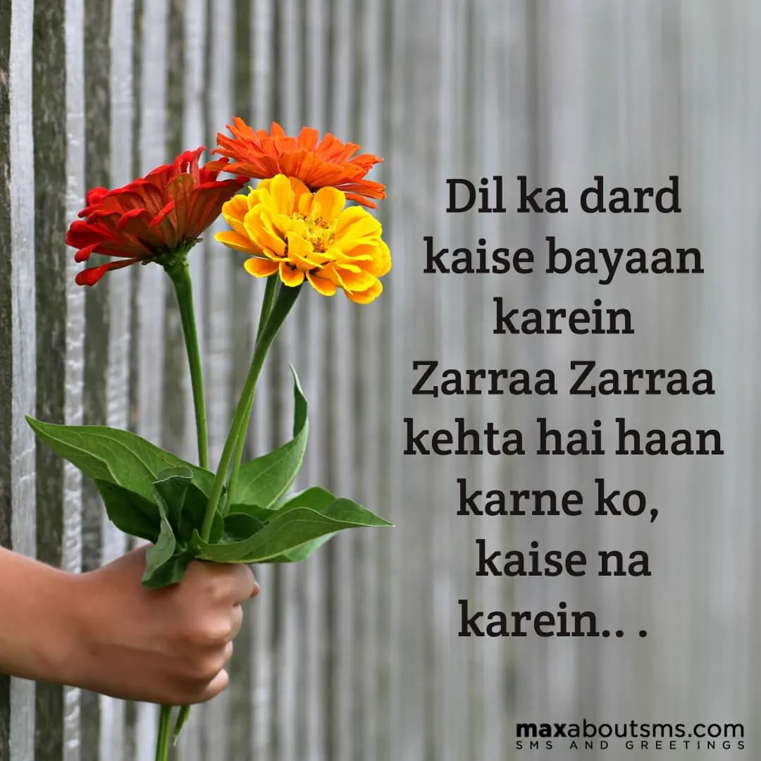 Dil ka dard kaise bayaan karein
Zarraa Zarraa keht