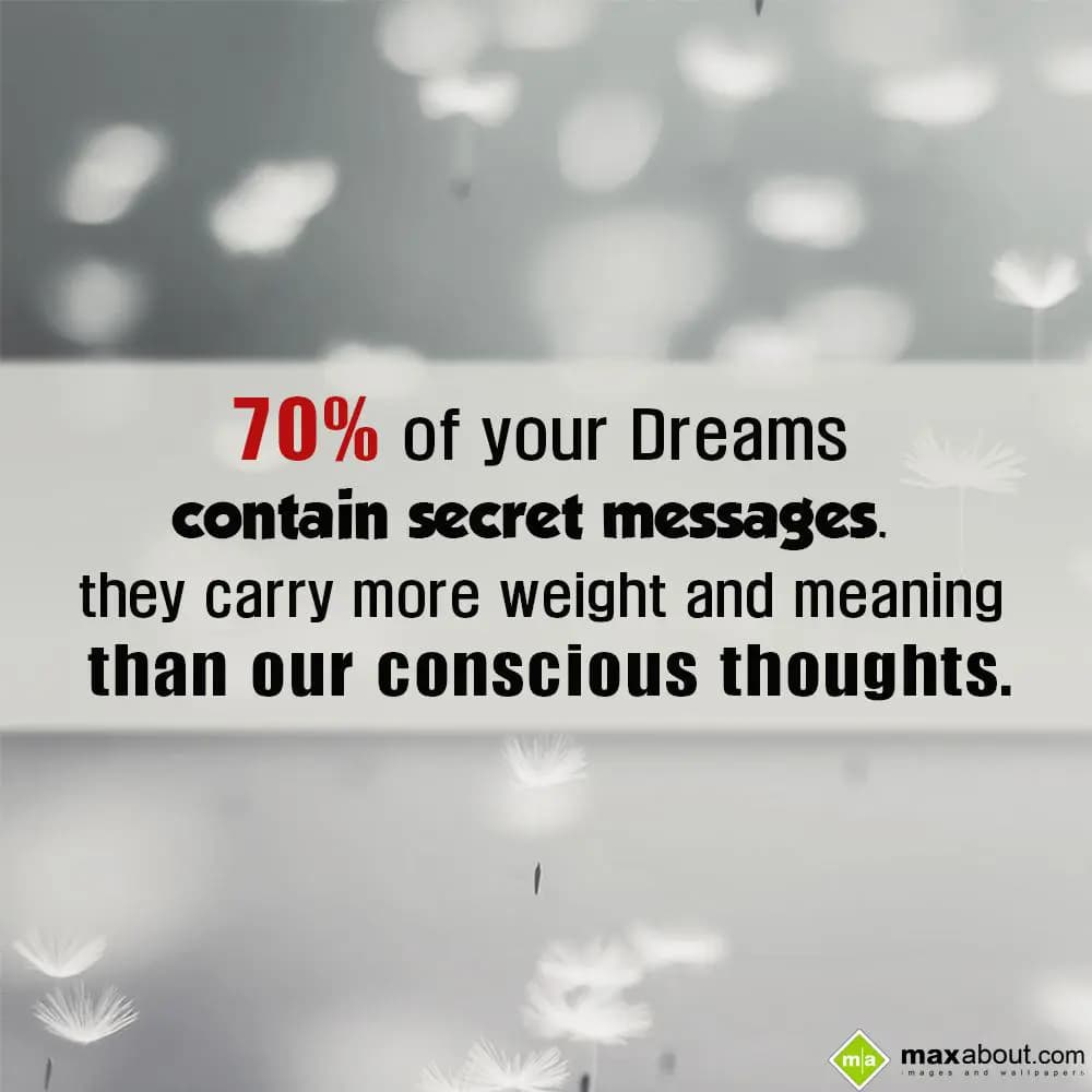 70% of your dreams contain secret messages they ca