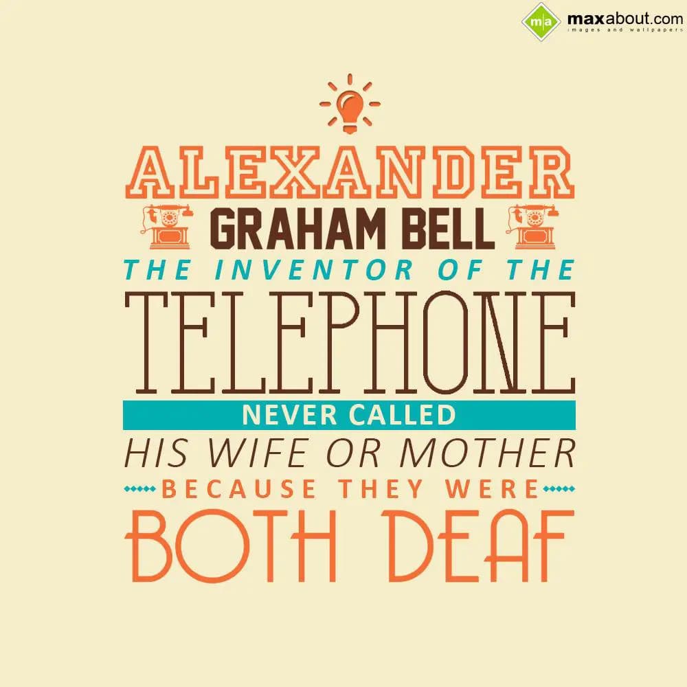 Alexander Graham Bell, the inventor of the telepho