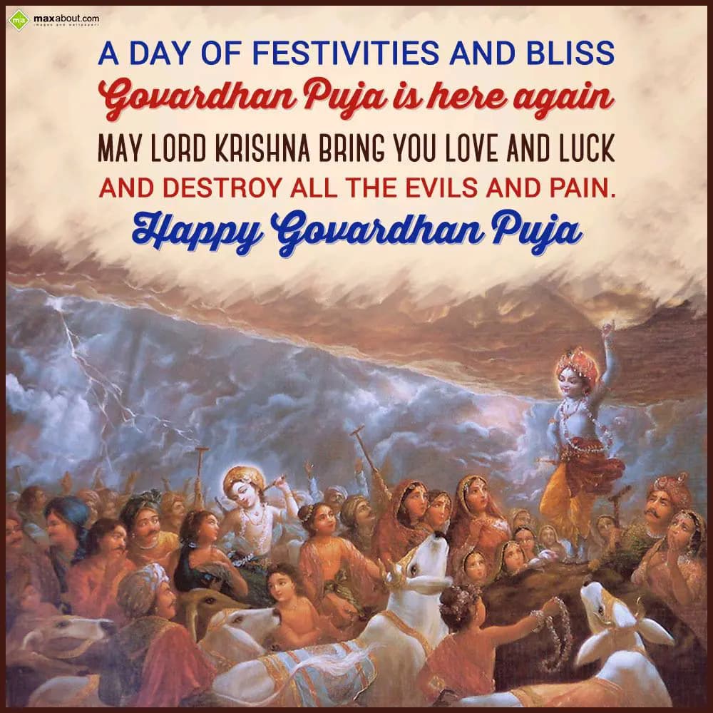 A Day of festivities and bliss
Govardhan Puja is 