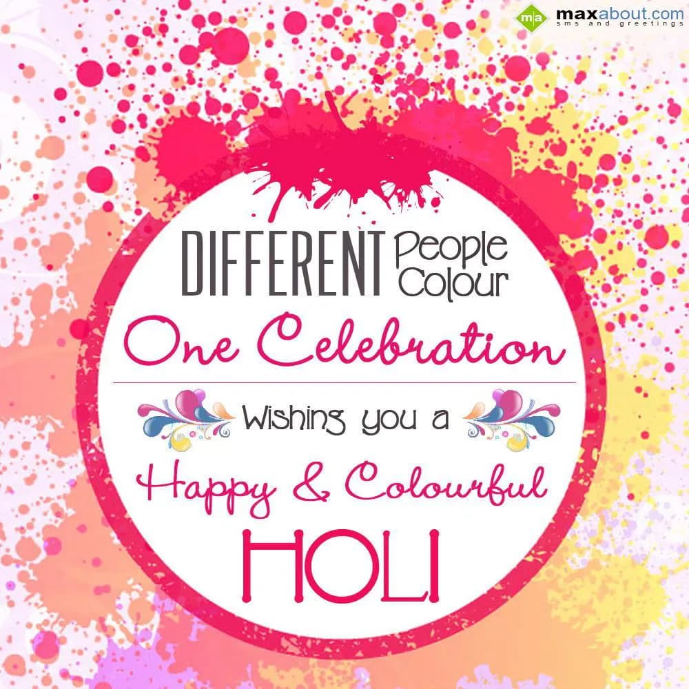 Different People
,
Different Colour,
One Celebra