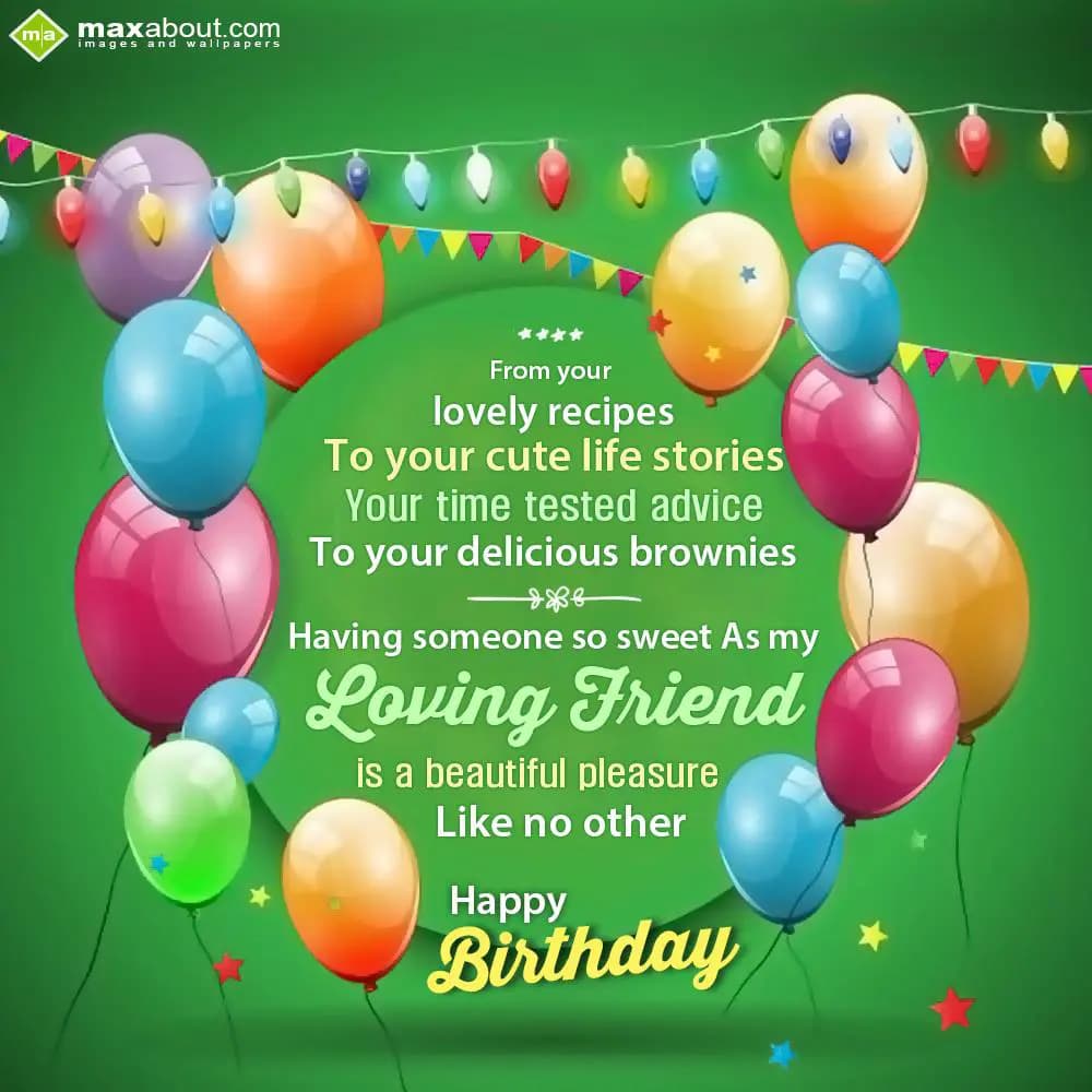 From your lovely recipes to your cute life stories