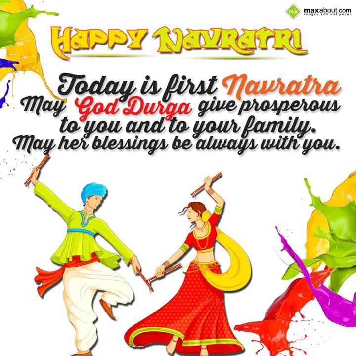 Happy Navratri...
Today is first navratra,
May G