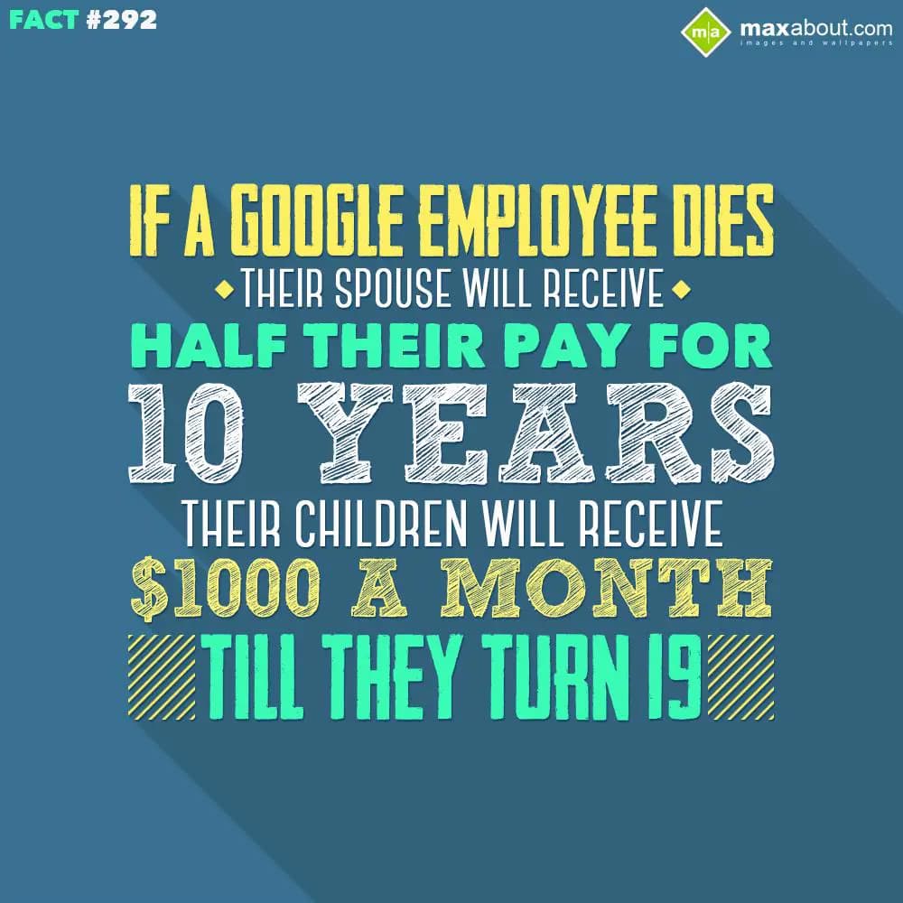 If a Google employee dies, their spouse will recei