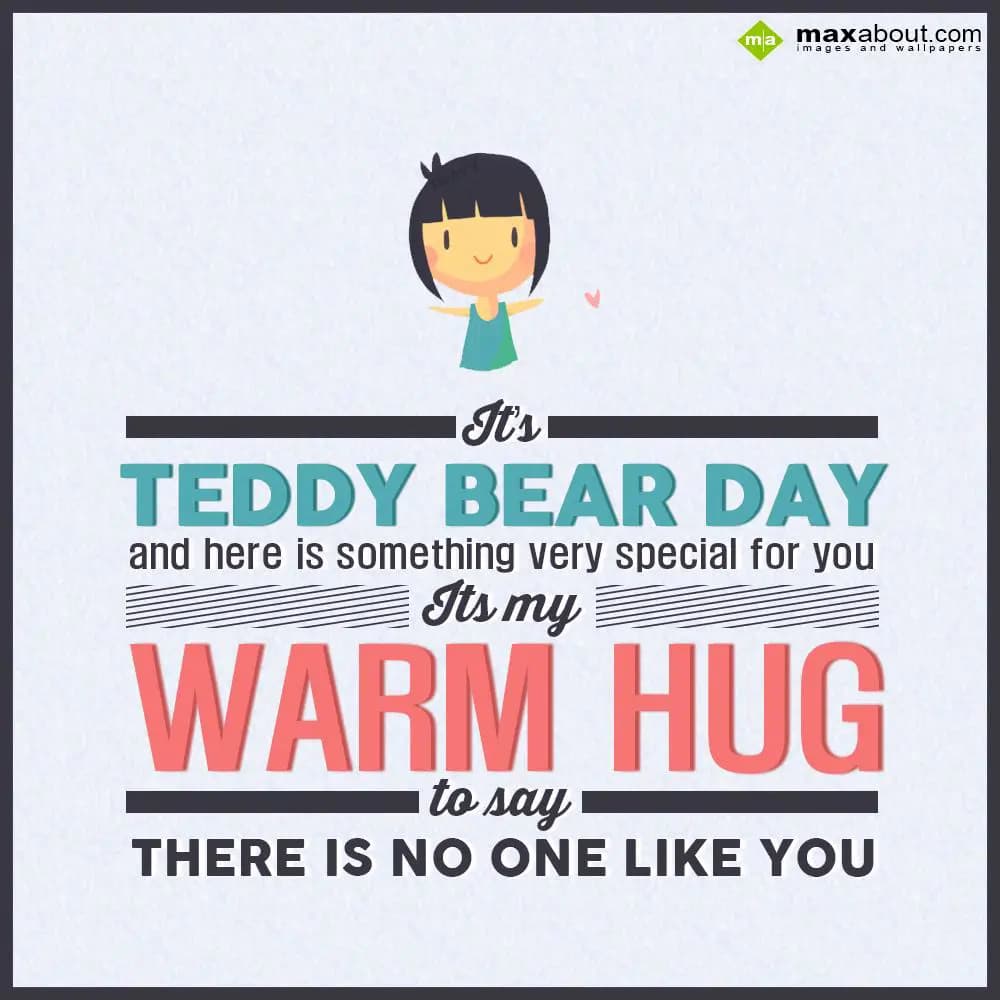 It's teddy bear day and here is something very spe