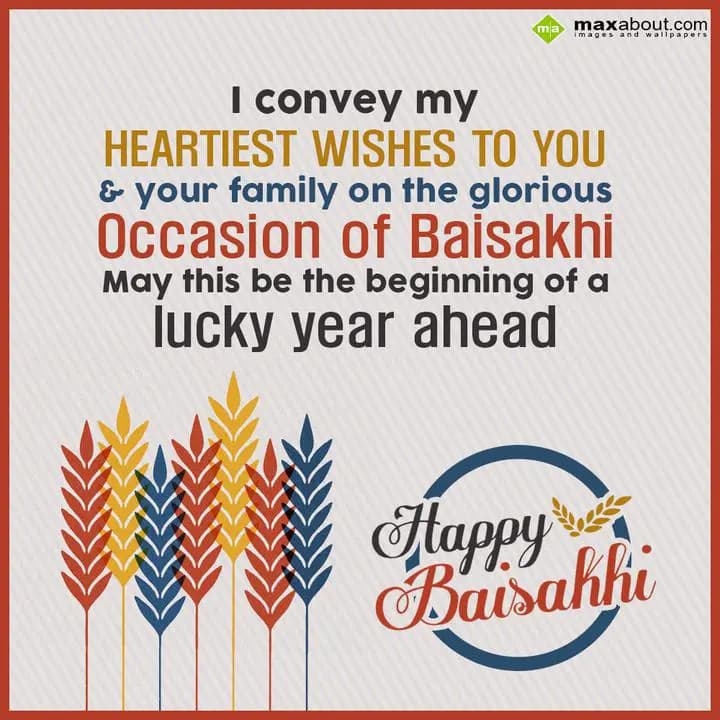 I convey my, 
Heartiest wishes to you & your fami