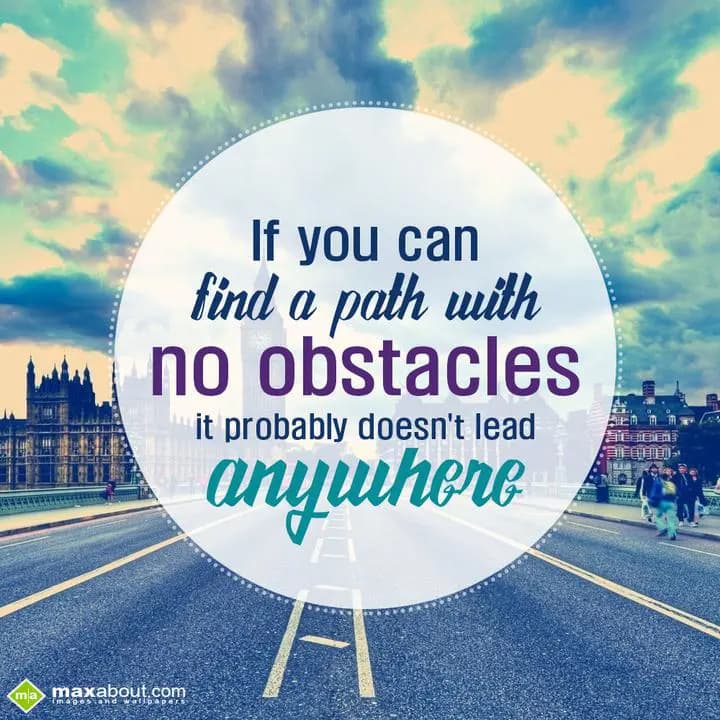 If you can find a path with no obstacles it probab