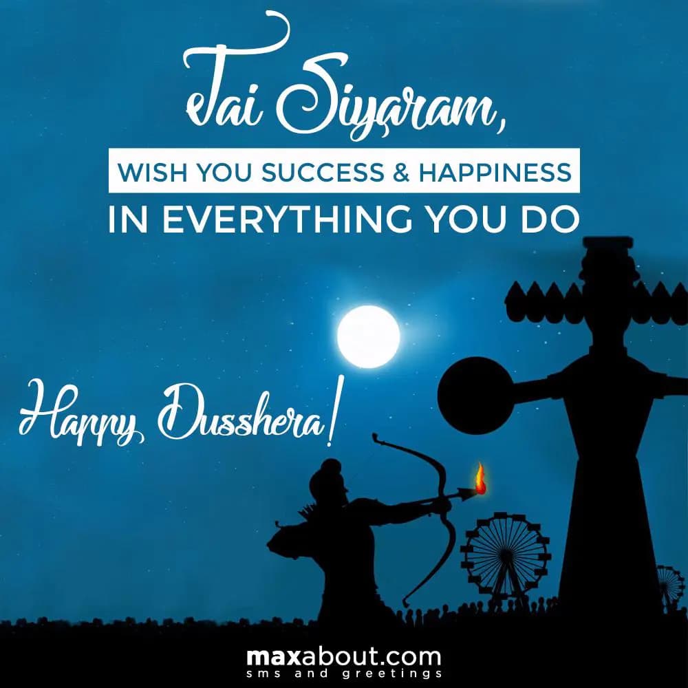 Jai Siyaram,
Wish You Success & Happiness In Ever