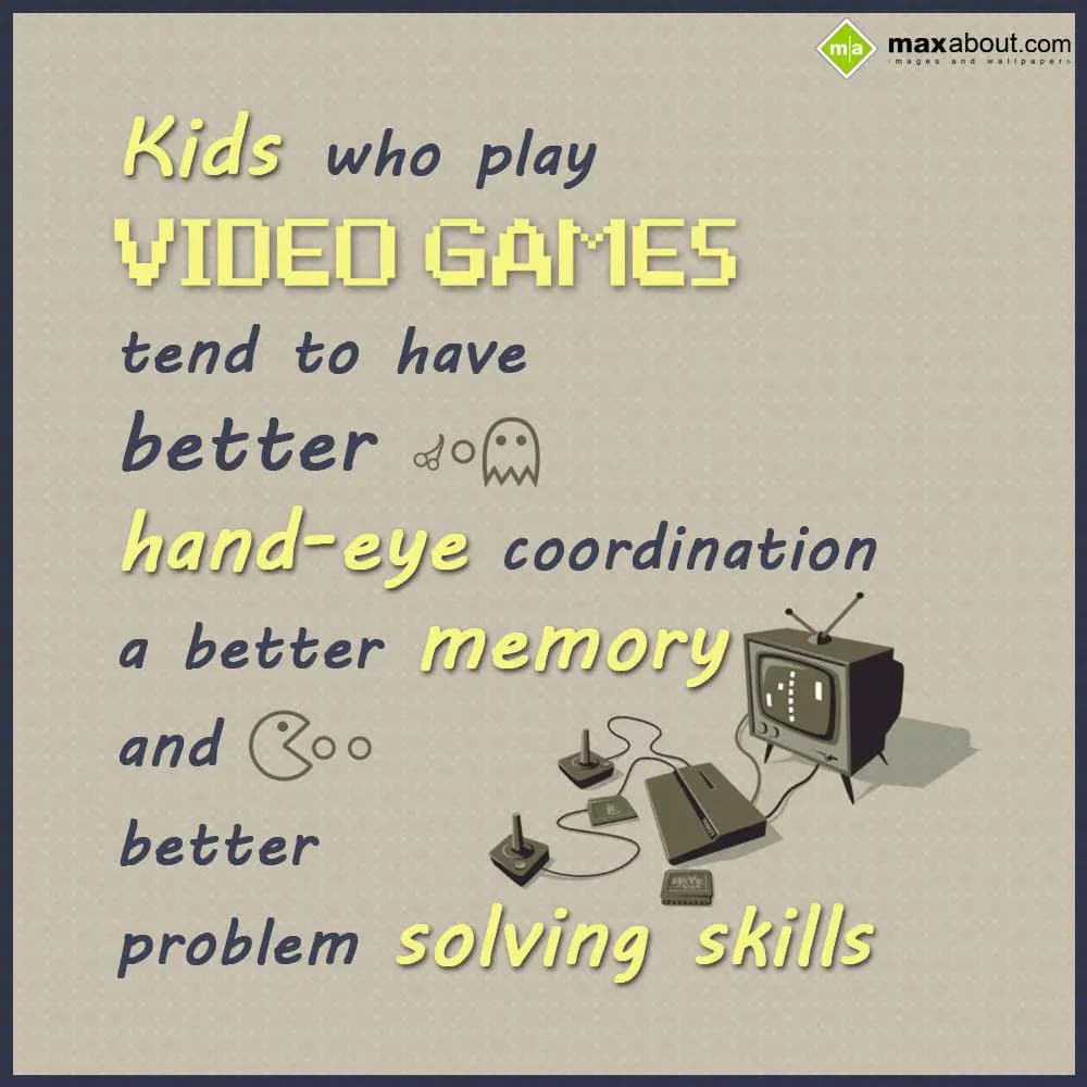 Kids who play video games tend to have better hand