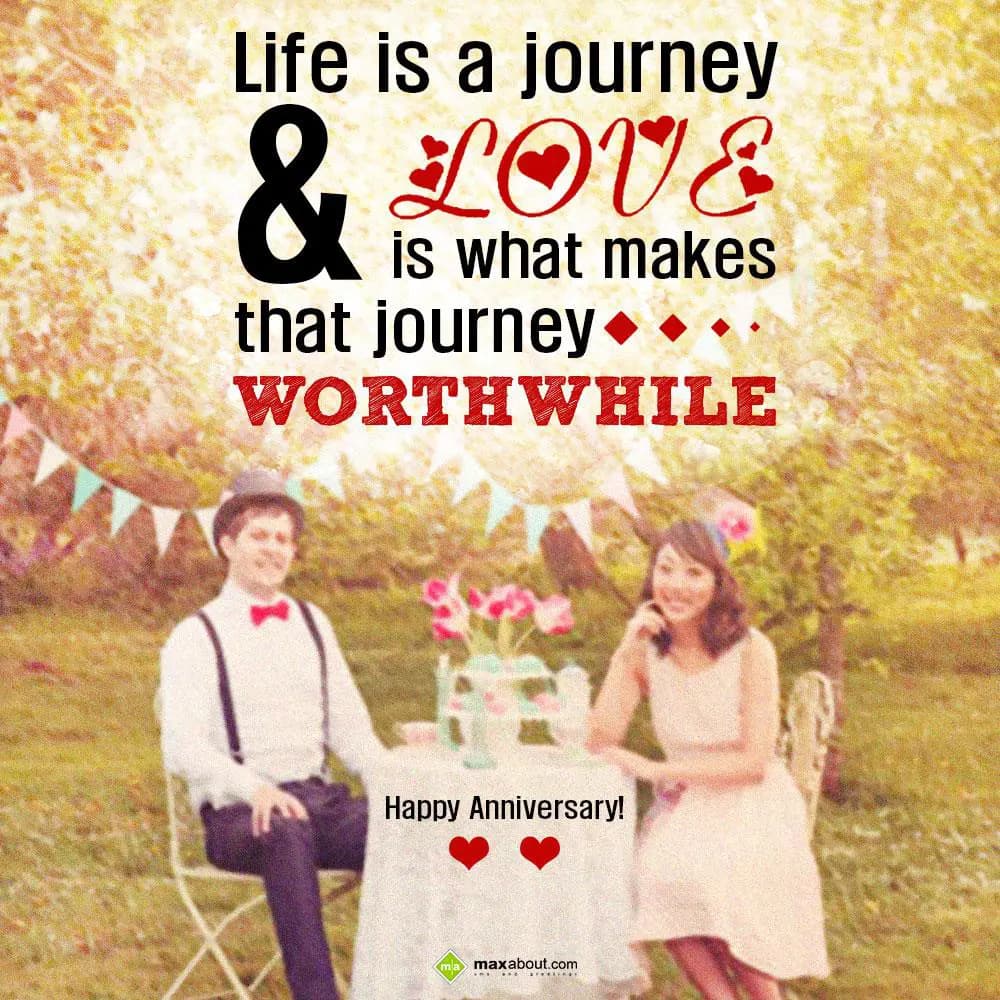 Life is a journey & love is what  makes that journ