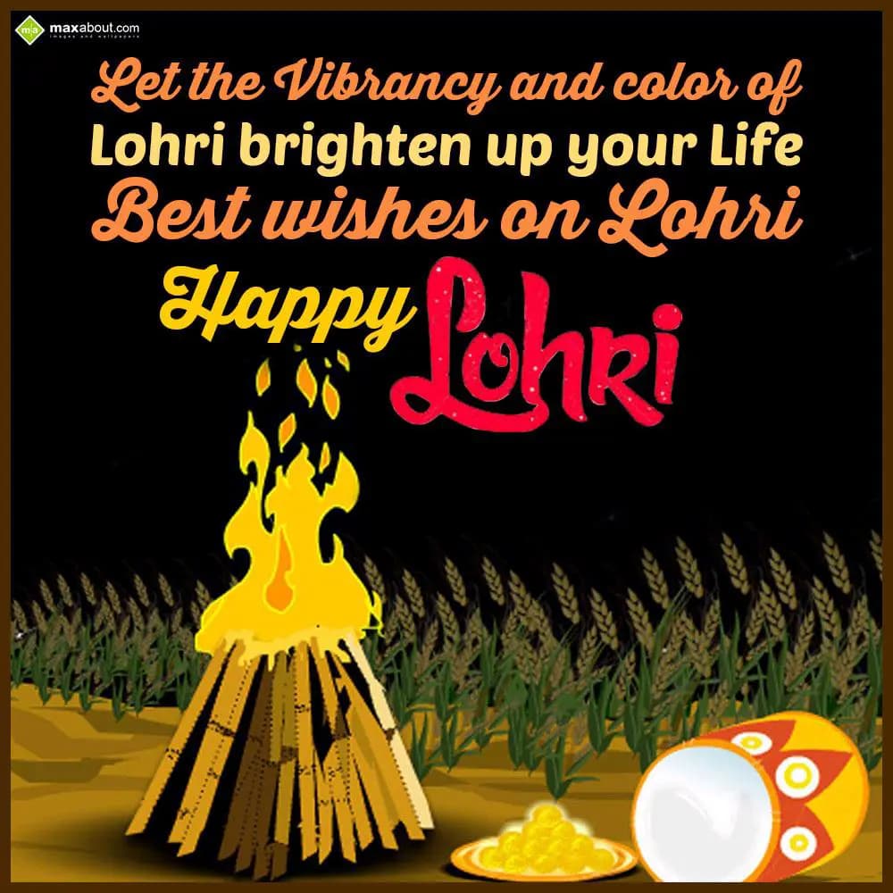 Let the Vibrancy and color of
Lohri brighten up y