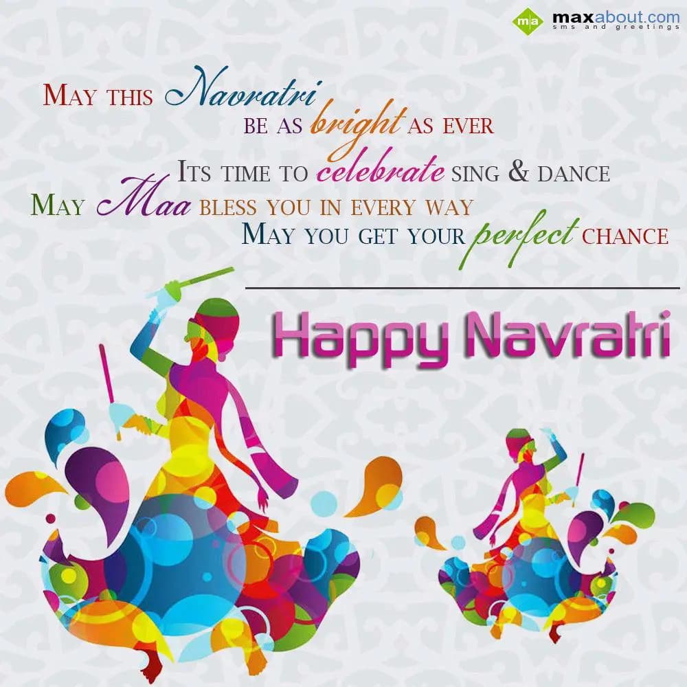 May this Navratri be as bright as ever
Its time t