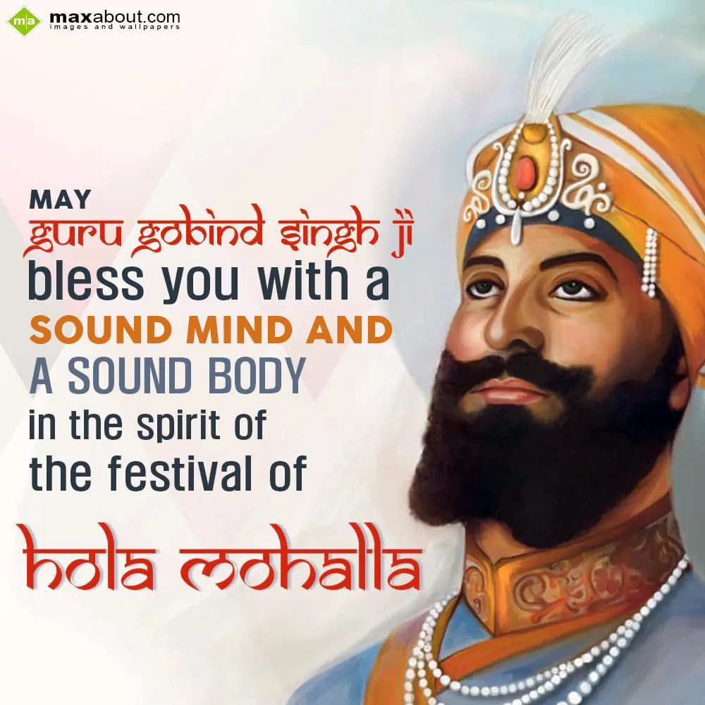 May Guru Gobind Singh Ji bless you with a sound mi