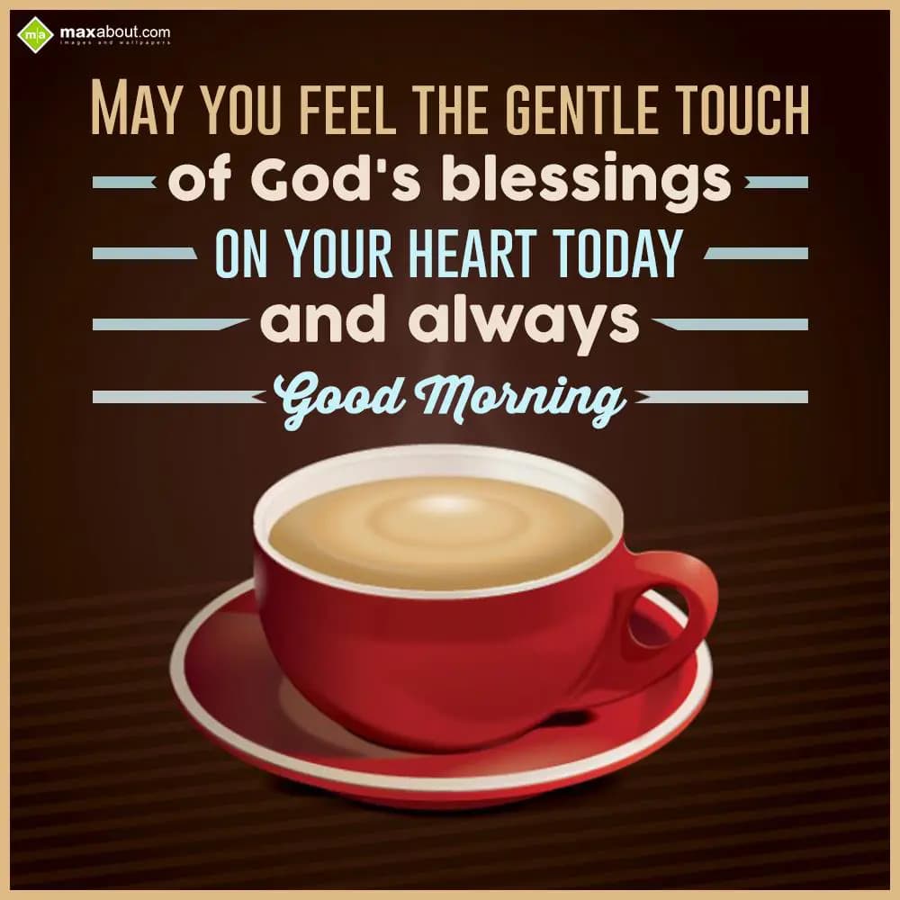 May you feel the gentle touch of God's blessings o