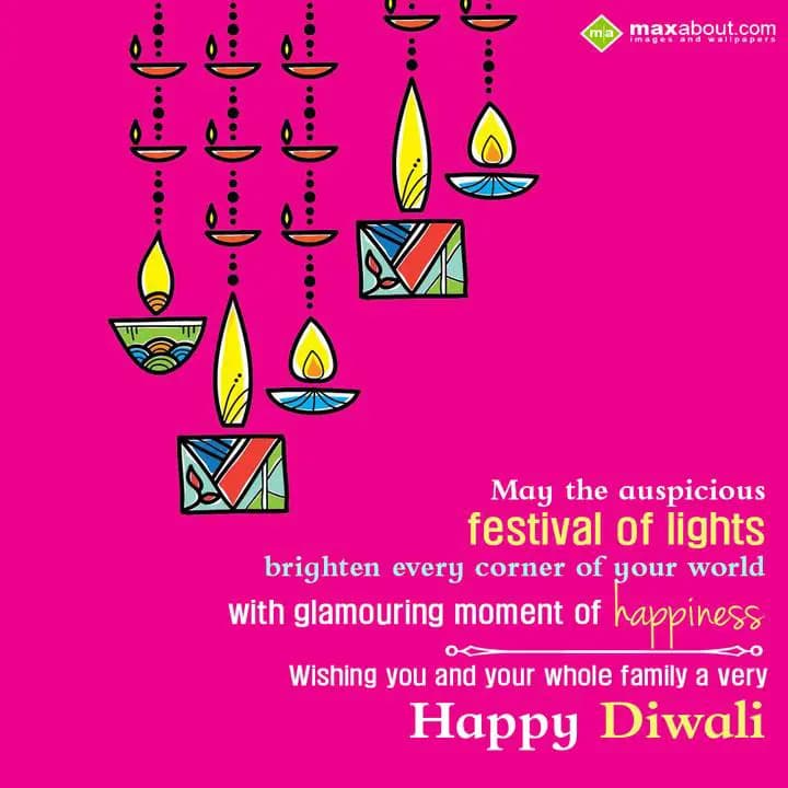May the auspicious festival of lights,
Brighten e