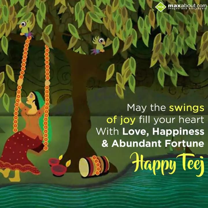 May the swings of joy,
Fill your heart with Love,