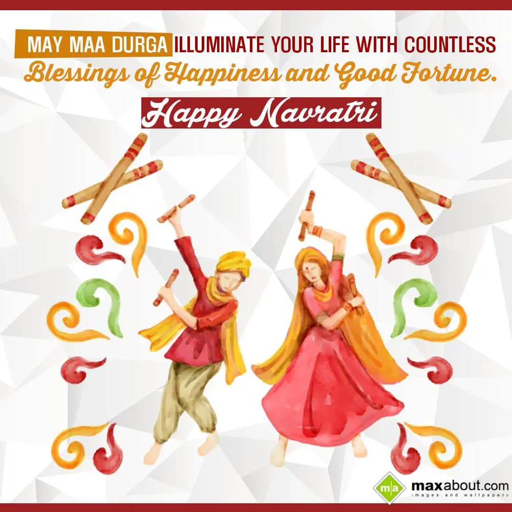 May Maa Durga illuminate your life,
With countles