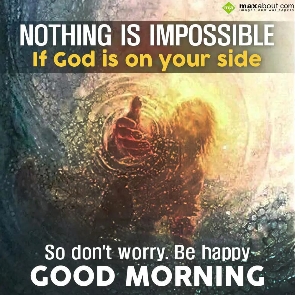 Nothing is impossible if God is on your side. So d