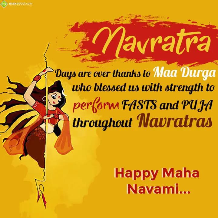 Navratra days are over thanks to Maa Durga,
Who b