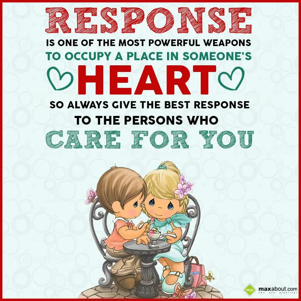 Response is one of the most powerful weapons to oc