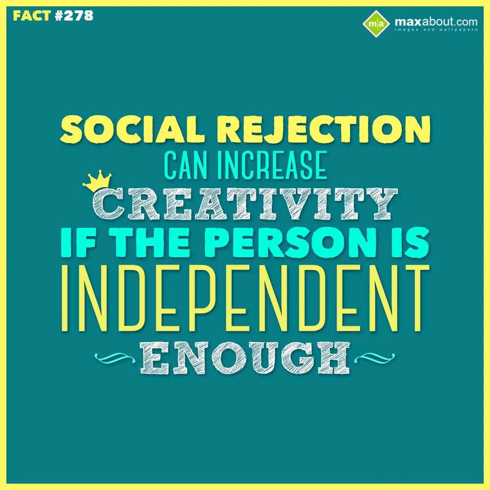 Social rejection can increase creativity, if the p