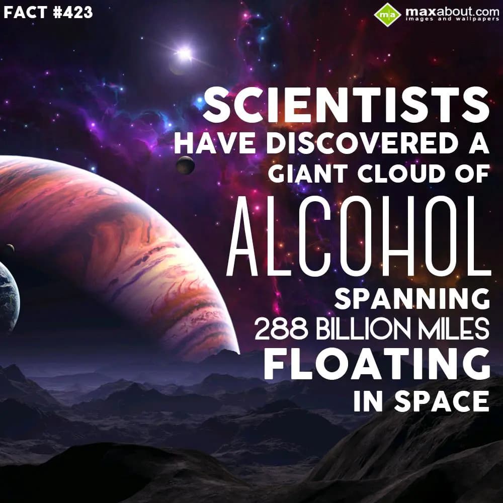 Scientists have discovered a Giant cloud of alcoho
