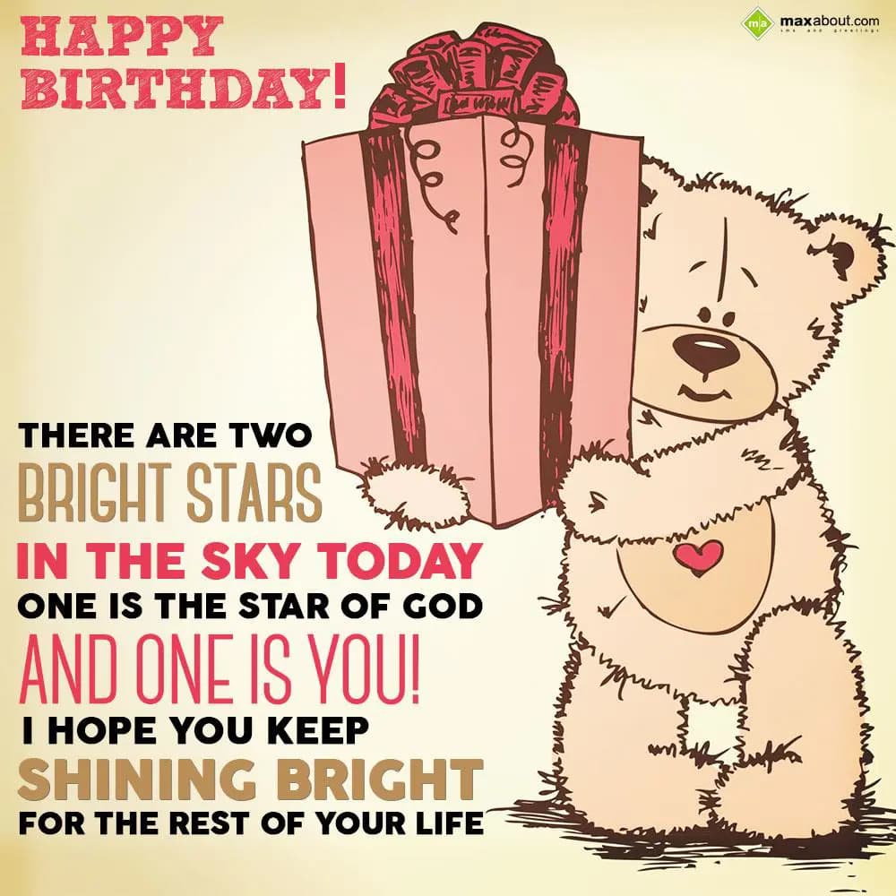 There are two bright stars in the sky today, one i