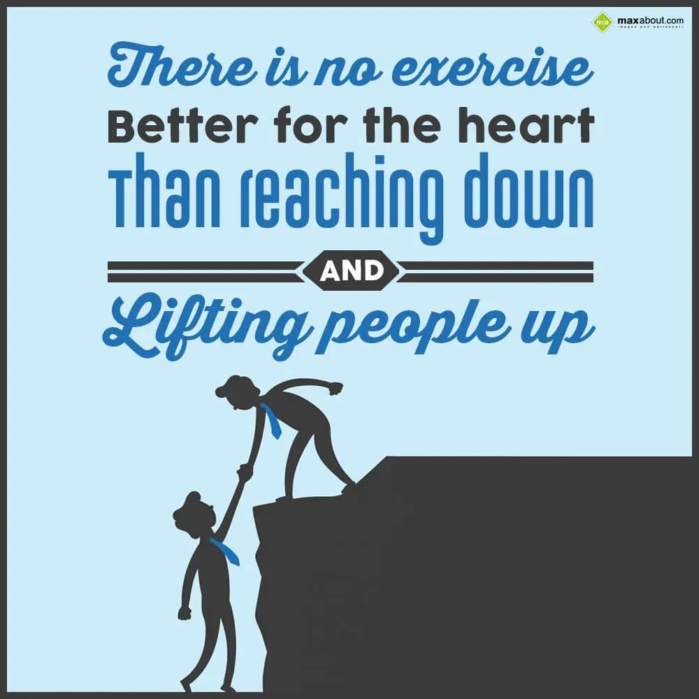 There is no exercise better for the heart than rea