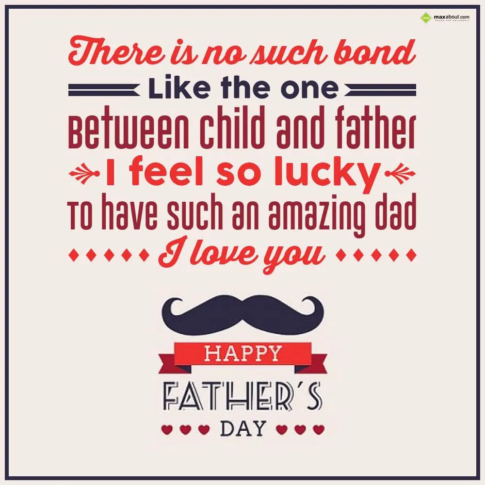 There is no such bond like the one. Between child 