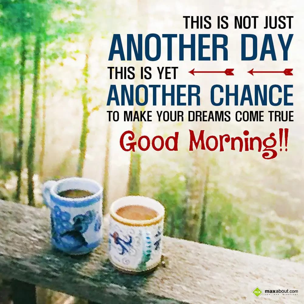 This is not just another day. 
This is yet anothe