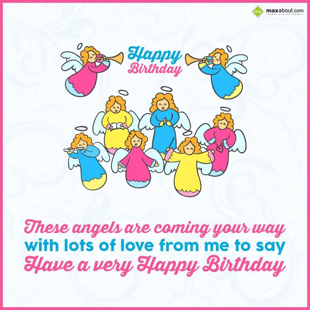 These angels are coming your way with lots of love