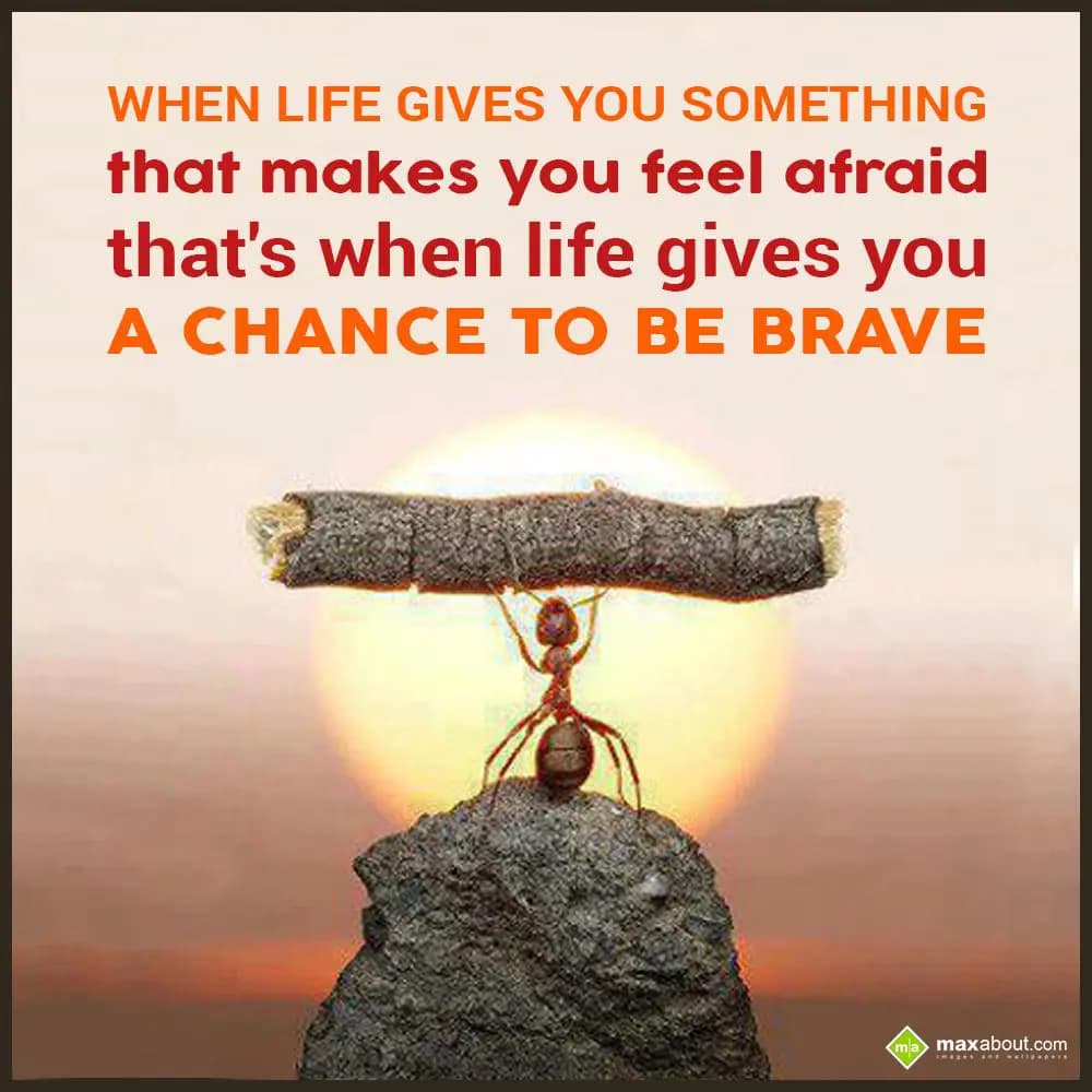 When life gives you something that makes you feel 