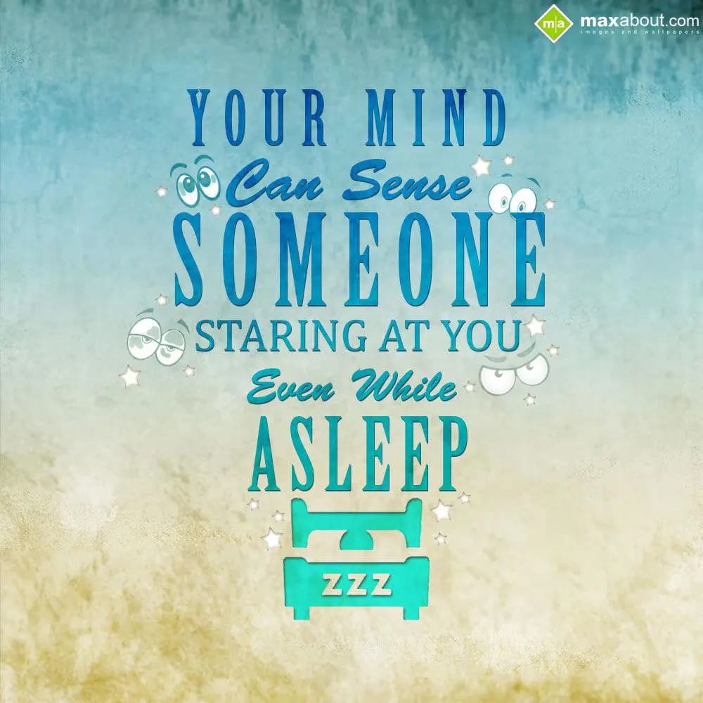 Your mind can sense someone staring at you even wh