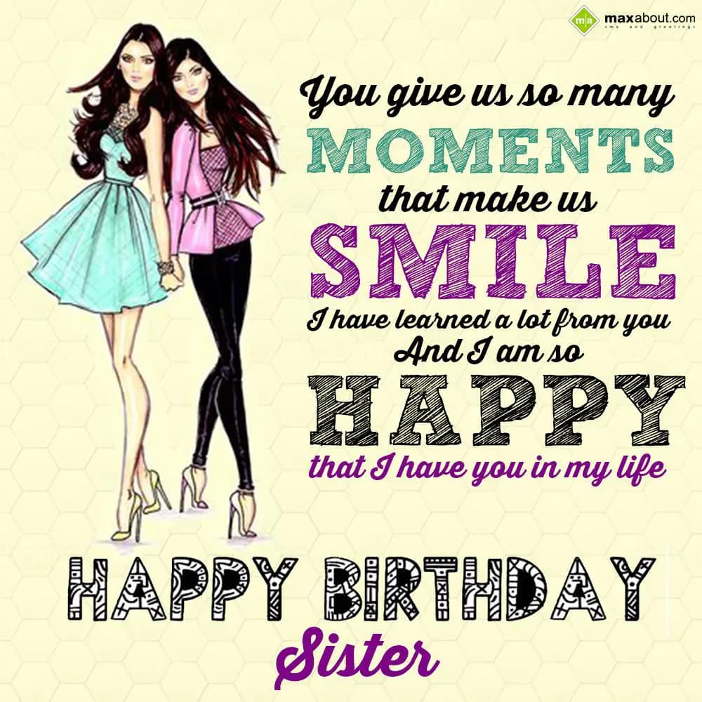 You give us so many moments that make us smile. I 